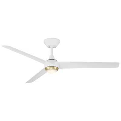 Modern Forms Pisces 3-blade Smart Ceiling Fan In White