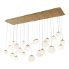 Modern Forms Pisces Led Multi-light Pendant In Gold