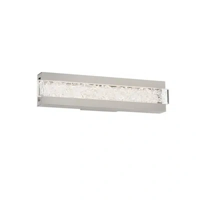 Modern Forms Posh 21" Dimmable Led Bath Vanity & Wall Light With Crystal In Brushed Nickel