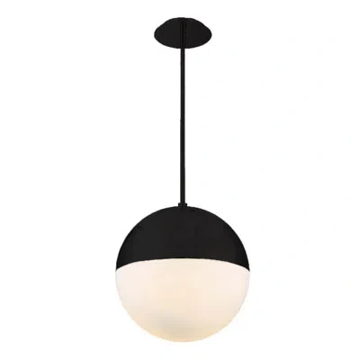 Modern Forms Punk 1-light Led Single Globe Pendant In Black