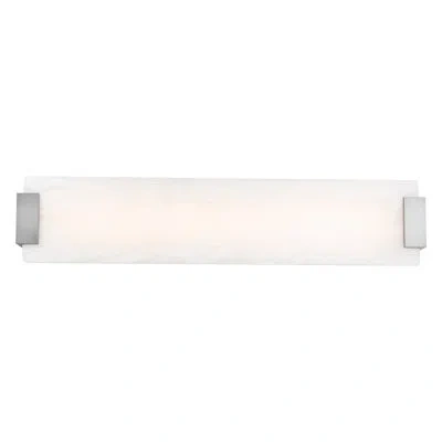 Modern Forms Quarry 1-light Dimmable Led Vanity Light In Brushed Nickel