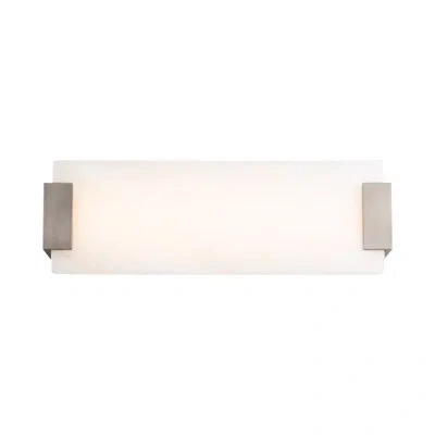 Modern Forms Quarry 1-light Dimmable Led Vanity Light In Brushed Nickel