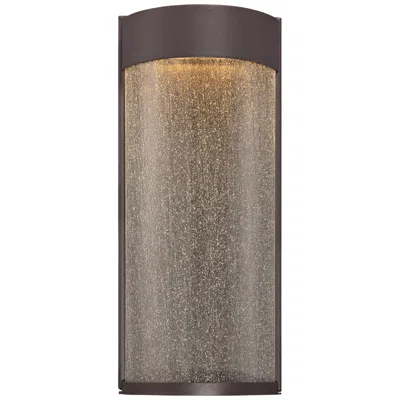 Modern Forms Rain 16" High Bronze Led Outdoor Wall Light In Multi