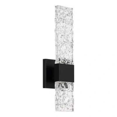 Modern Forms Reflect Black 2 - Bulb 18" H Integrated Led Outdoor Armed Sconce