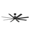 Modern Forms Renegade Smart Ceiling Fan - 66 In Matte Black