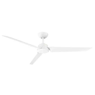 Modern Forms Roboto 3 - Blade Indoor/outdoor Smart Ceiling Fan With Remote Control Included, Works With Alexa And In Matte White