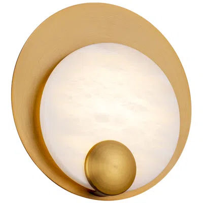Modern Forms Rowlings 10" High Aged Brass Led Wall Sconce