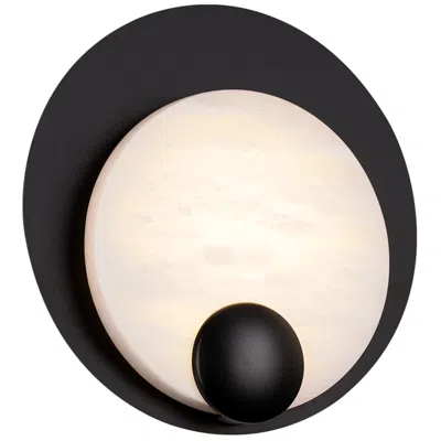 Modern Forms Rowlings 10"h X 10"w 1-light Wall Sconce In Black