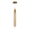 Modern Forms Saber Led Mini Pendant In Aged Brass