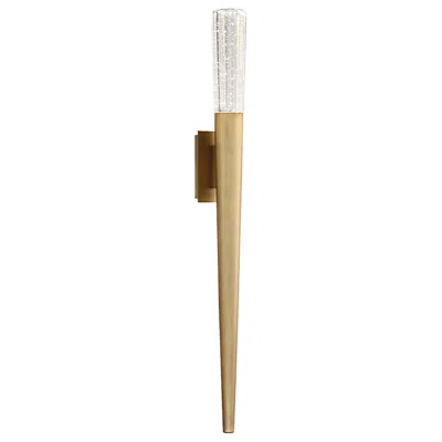 Modern Forms Scepter 30"h X 3"w 2-light Wall Sconce In Aged Brass