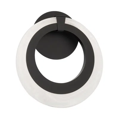 Modern Forms Serenity 10.9"h X 10"w 1-light Wall Sconce In Black In Multi