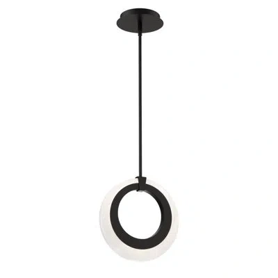 Modern Forms Serenity Led Mini Pendant In Matte Black