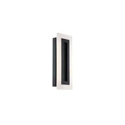 Modern Forms Shadow Outdoor Flush Mount In Black