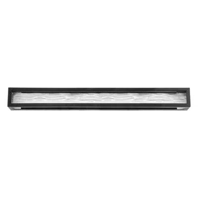 Modern Forms Shock Waves 1-light Dimmable Led Black Vanity Light