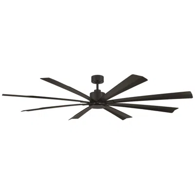 Modern Forms Size Matters Indoor/outdoor 8-blade 84" Smart Fan Bronze Remote In Black