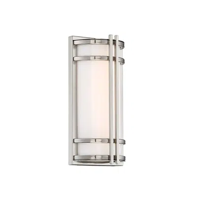 Modern Forms Skyscraper 12"h X 6"w 1-light Outdoor Wall Light In Stainless Ste