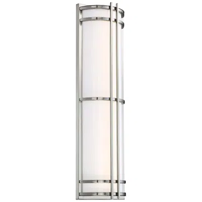 Modern Forms Skyscraper 27" High Stainless Steel Led Outdoor Wall Light