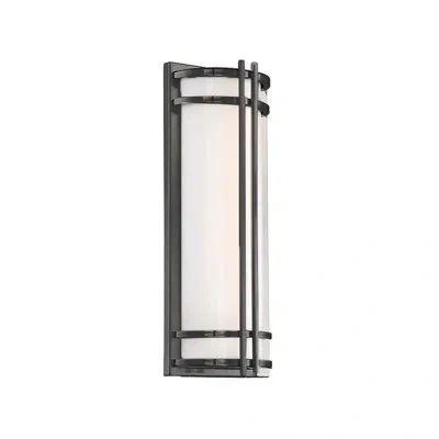 Modern Forms Skyscraper Outdoor Dimmable Led Flush Mount In Bronze