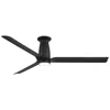 Modern Forms Smooth 3-blade Hugger Fan In Black