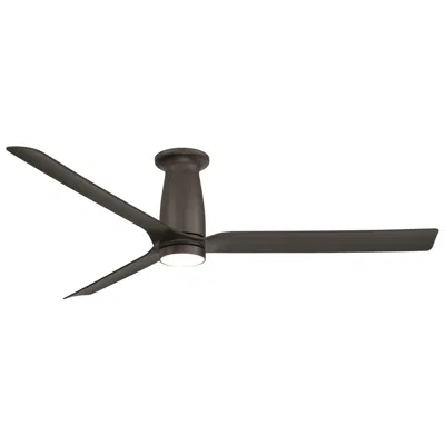 Modern Forms Smooth 3-blade Hugger Fan In Brown