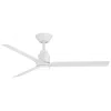 Modern Forms Smooth 3-blade Smart Ceiling Fan In White