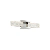 Modern Forms Sofia 1-light Dimmable Led Polished Nickel Bath Bar In Polished Nickel