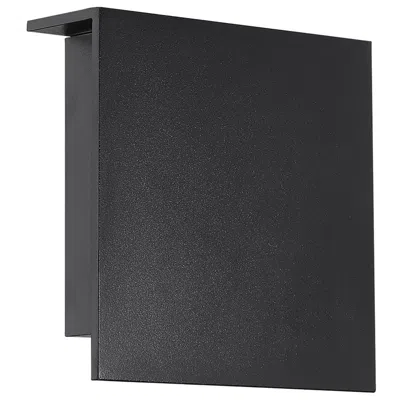 Modern Forms Square 8" High Black Led Outdoor Wall Light