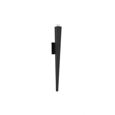 Modern Forms Staff 32" Led Outdoor Armed Sconce In Black