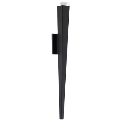 Modern Forms Staff 32"h X 4.6"w 1-light Outdoor Wall Light In Black