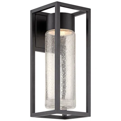 Modern Forms Structure 16" High Black Led Outdoor Wall Light