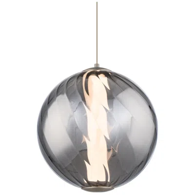 Modern Forms Swirly 10.6"h X 9.9"w 1-light Mini-pendant In Sm