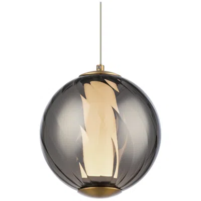 Modern Forms Swirly 6.5"h X 5.9"w 1-light Mini-pendant In Sm