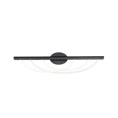 Modern Forms Swoop 34" Led Bath Vanity & Wall Light In Black