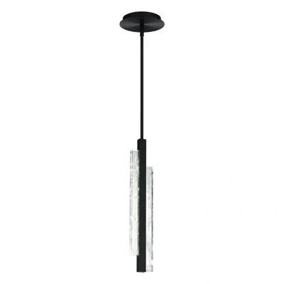 Modern Forms Tandem 1 - Light Single Geometric Led Pendant In Black