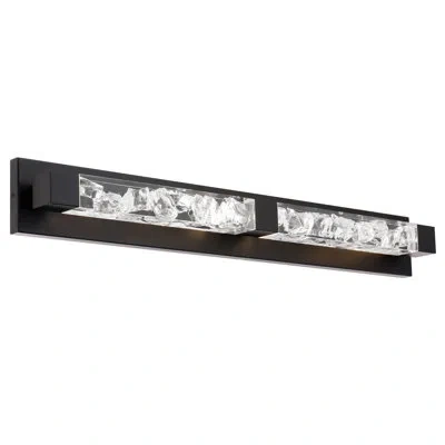 Modern Forms Terra 1 - Light Dimmable Led Bath Bar In Black