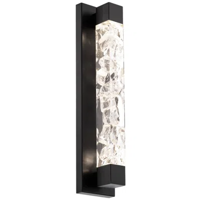 Modern Forms Terra 20" High Black Led Wall Sconce