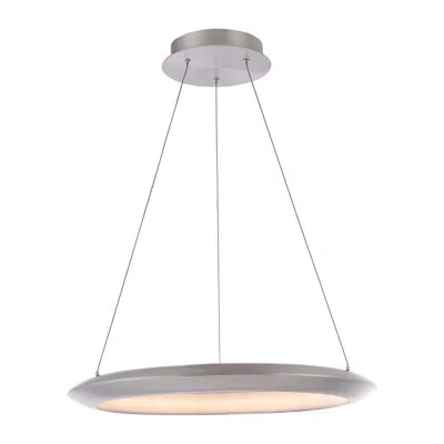 Modern Forms The Ring 1 - Light Unique Wagon Wheel Led Pendant In Aluminum