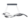 Modern Forms Tidal Led Linear Pendant In Black