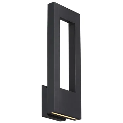 Modern Forms Twilight 21" High Black Led Outdoor Wall Light