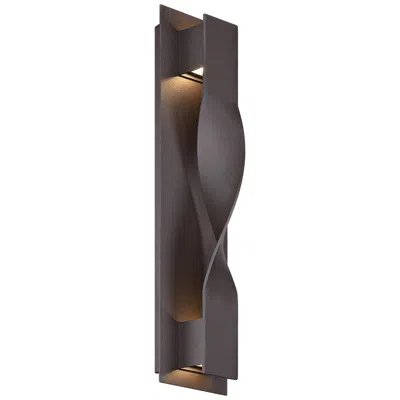 Modern Forms Twist 20" High Bronze Led Outdoor Wall Light