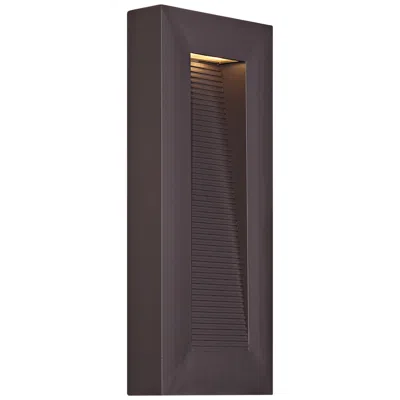 Modern Forms Urban 16" High Bronze Dark Sky Led Outdoor Wall Light
