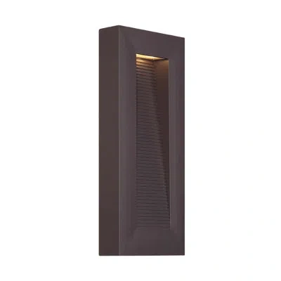 Modern Forms Urban Led Outdoor Wall Light In Bronze