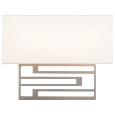 Modern Forms Vander 10.88"h X 14"w 1-light Wall Sconce In Brushed Nickel