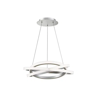 Modern Forms Veloce 26" Wide Titanium 3-light Led Pendant