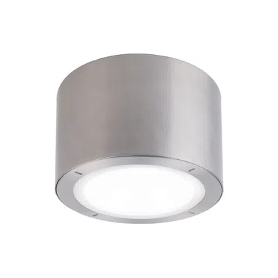 Modern Forms Vessel 3.8"h X 5.5"w 1-light Flush Mount In Brushed Aluminum