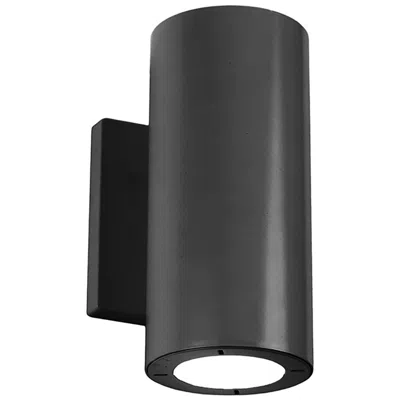 Modern Forms Vessel 7.6"h X 3.5"w 2-light Outdoor Wall Light In Black