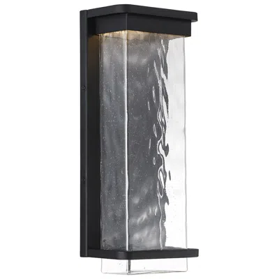 Modern Forms Vitrine 12" High Black Led Outdoor Wall Light