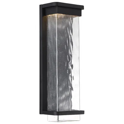 Modern Forms Vitrine 16"h X 6.5"w 1-light Outdoor Wall Light In Black