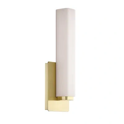 Modern Forms Vogue 1-light Dimmable Led Brushed Brass Bath Sconce