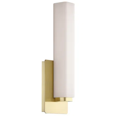 Modern Forms Vogue 5"h X 15"w 1-light Wall Sconce In Brushed Brass